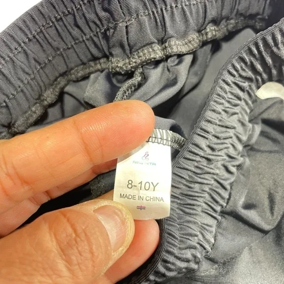 Resinta Girls Athletic Shorts - set of 2 Black, Purple, Gray size 7-10Y - Picture 4 of 6